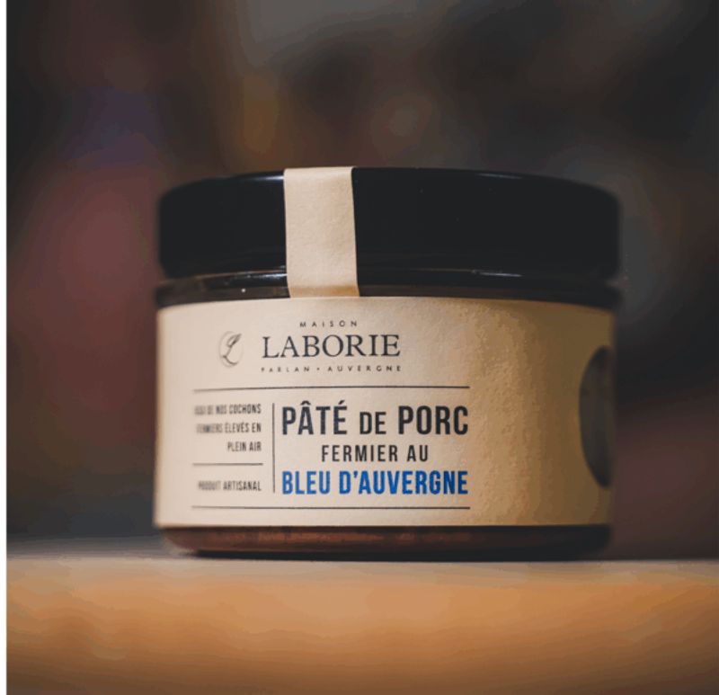 Pâté de porc fermier au Bleu d’Auvergne