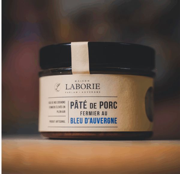 Pâté de porc fermier au Bleu d’Auvergne