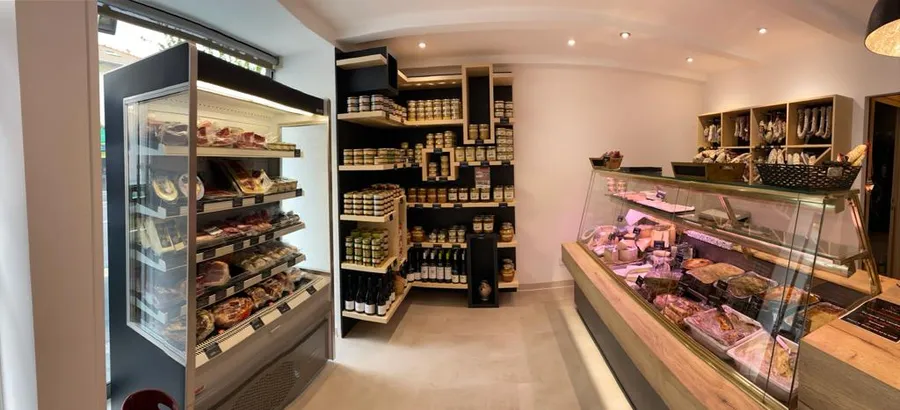 Intérieur de la boutique Maison Laborie à Aurillac