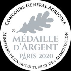 Médaille d'Argent 2020 du Concours Général Agricole