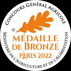Médaille de Bronze 2022 du Concours Général Agricole