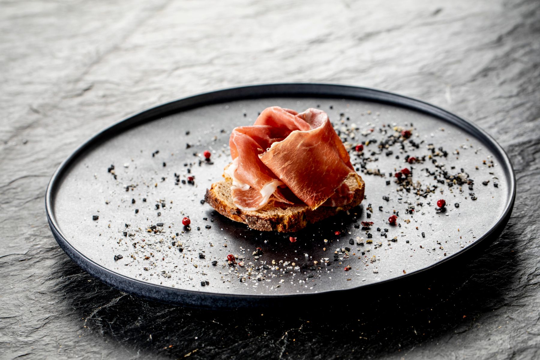 Jambon sec de porc fermier Maison Laborie, longuement affiné