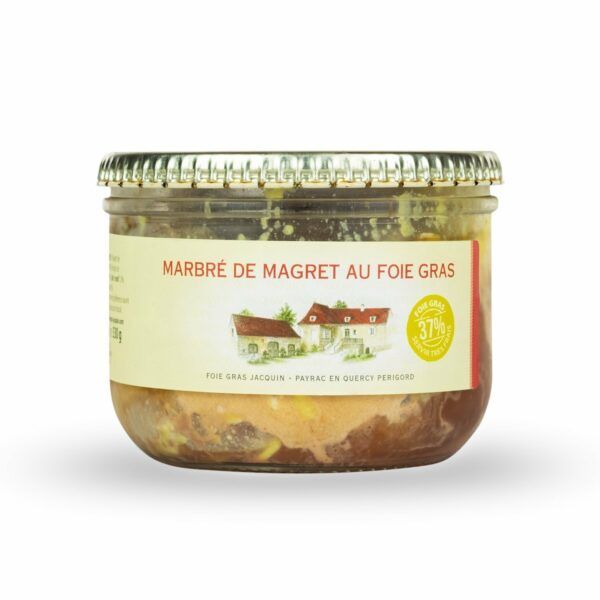 Marbré de magret au foie gras