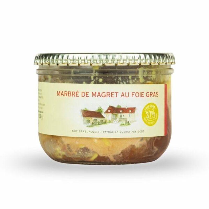 Marbré de magret au foie gras