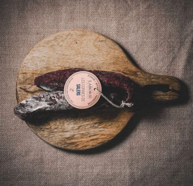 Saucisses sèches les petites Cornes de Salers