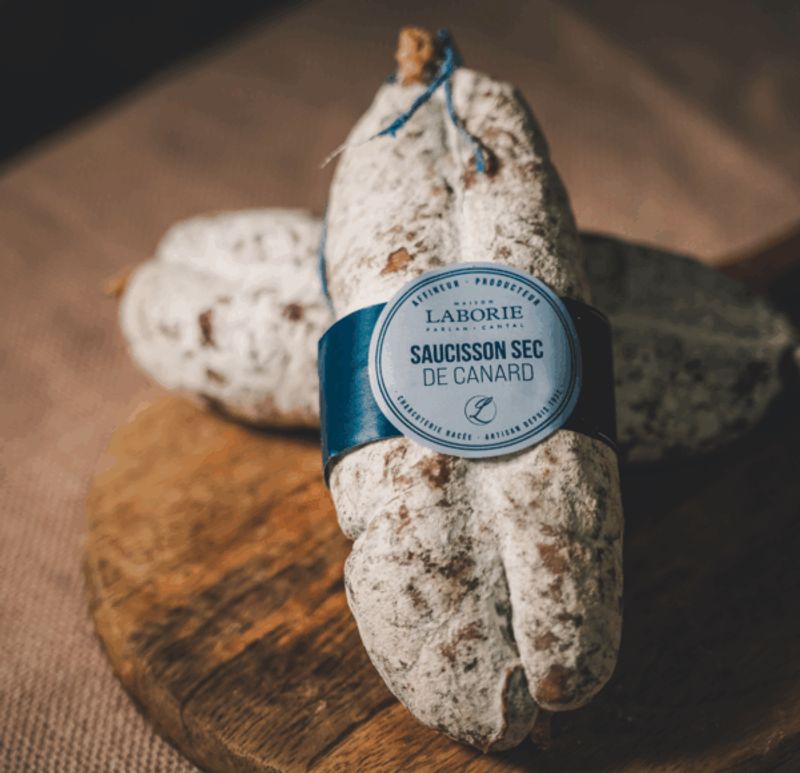 Saucisson sec de canard